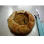 TARTA DE POLLO Y PUERRO