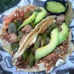 TACOS DE ARRACHERA (2 PZ )
