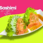 Sashimi Salmão ao Molho de Ostras