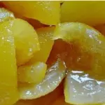 Doce de casca de laranja