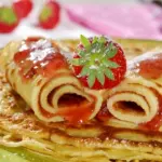 PANQUEQUE CON MANJAR O MERMELADA