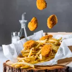 Papas fritas topping