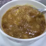 Aipim cremoso com carne de Panela