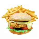 Sandwich Filete de pollo con Queso