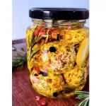 Labneh coalhada seca no azeite