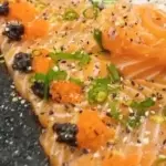 Carpaccio de Salmão do Chef