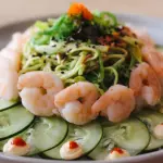 Ensalada Neptuno con camarones