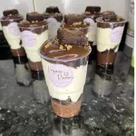 Copo  Afogadinho de brownie