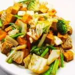 TAUFU frito saltado con verduras