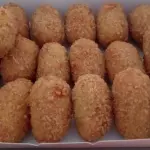 Bolinho de tilápia caseiro