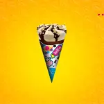 Cone mais leite trufado