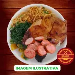 MARMITEX COM FRANGO/LINGUIÇA ASSADA