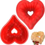 Molde Silicone Corazón Bundt 20 cm
