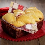 Pastel de forno de carne seca