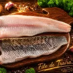 Filé de traíra c/ pele 1kg