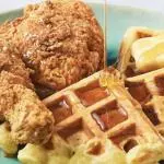 Tenders con Waffles
