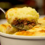 Escondidinho de batata c/carne moída