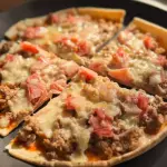 Pizza fit meat