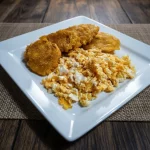 PATACONES + HUEVO REVUELTO