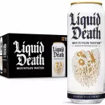 Lata de agua liquid death