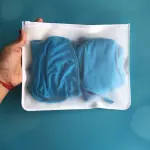 Bolsa PEVA Blanco Sólido/Frosted 50u