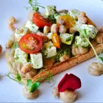 Tostada de Berenjena