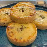 Quiche carne seca com creamcheese
