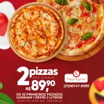 COMBO Pizza 45cm + 30cm + Refri