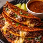Beef birria tacos x 4 😏