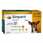 Simparic 5 mg cães 1,3 a 2,5  1 un