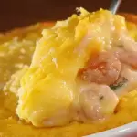 Escondidinho de mandioca c  camarão