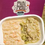 Sopa amassada feijão branco  e peixe