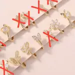 Piercing falso nariz dorado