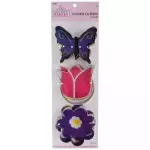 Cortadores Set de 3 Flores y maripos