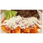 ENCHILADAS ROJAS 5 PZAS C/BISTEC
