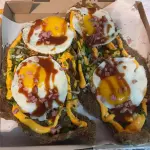 Milanesa gringa + papas