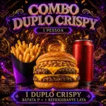 Combo duplo Crispy 1 pessoa
