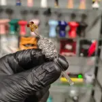 Piteira de Vidro Looping Melt 4mm
