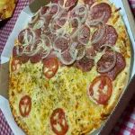 Meio a Meio Mussarela + Calabresa
