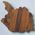 1890 - TABUA TECA MAPA MINAS