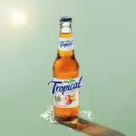 Tropical de melocotón vidrio