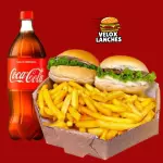 2 X- Burgue + refri 1l + Batata frit