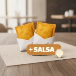 2 PASTELES GRANDES + SALSA