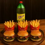 3 XBACONS + 3BATATAS +CLIPER 2L