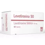 LEVOTIROXINA 50 MCG CAJA X 50 TAB