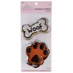 Cortadores Set de 2 Hueso y huella