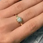 Anillo tortuguita Larimar