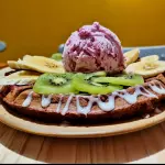 Waffle de vainilla