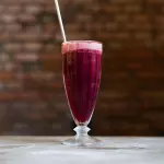 Licuado de Frutos Rojos con Coco