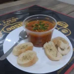 CALDO À MODA DA CASA + TORRADA